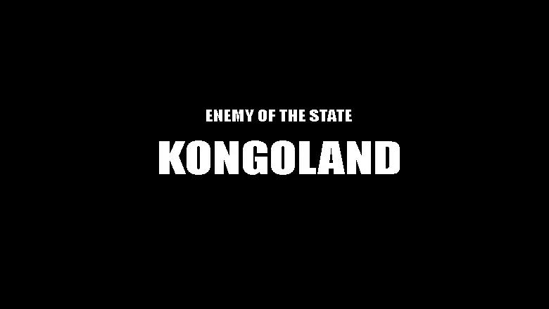 ENEMY OF THE STATE: KONGOLAND poster for the manga kongoland
