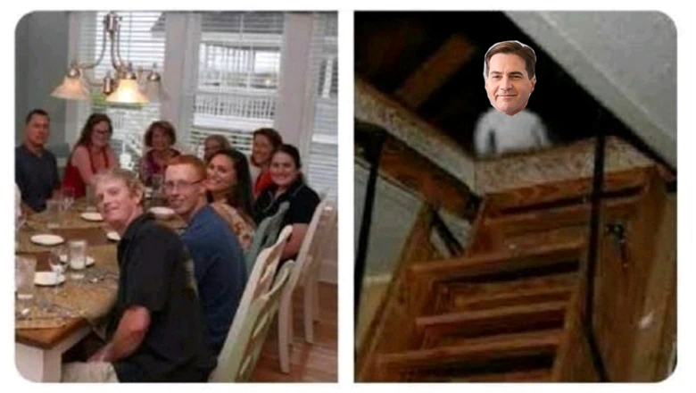 come down from the attic meme with csw